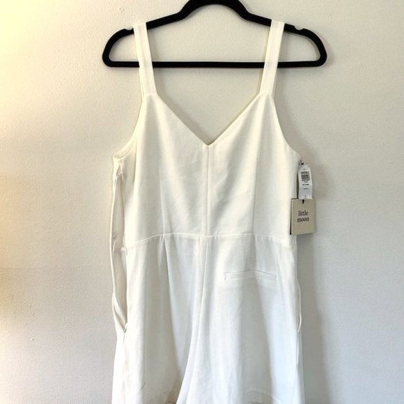 Aritzia Little Moon Petunia Romper (white) - Picture 2 of 4